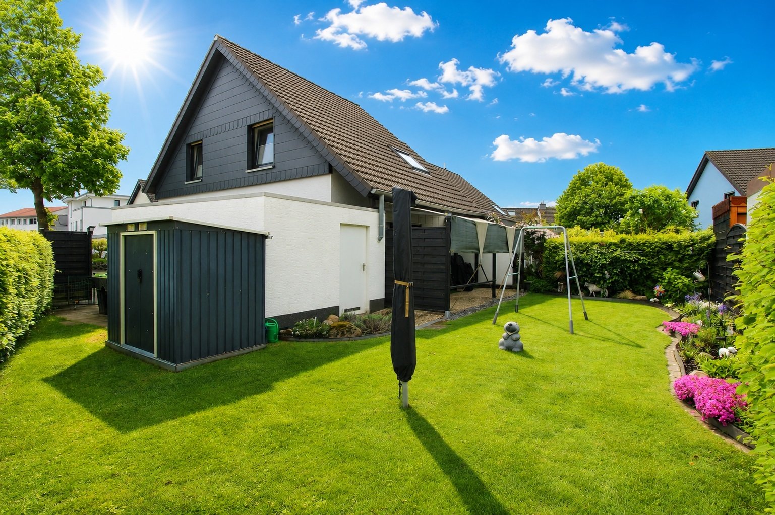 Blick vom Garten